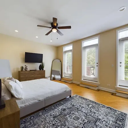 Luxe 4Br With Hot Tub & Game Room Chicago Exterior photo